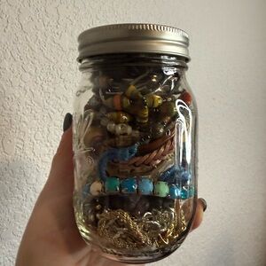Colorful Mystery Jewelry Jar
